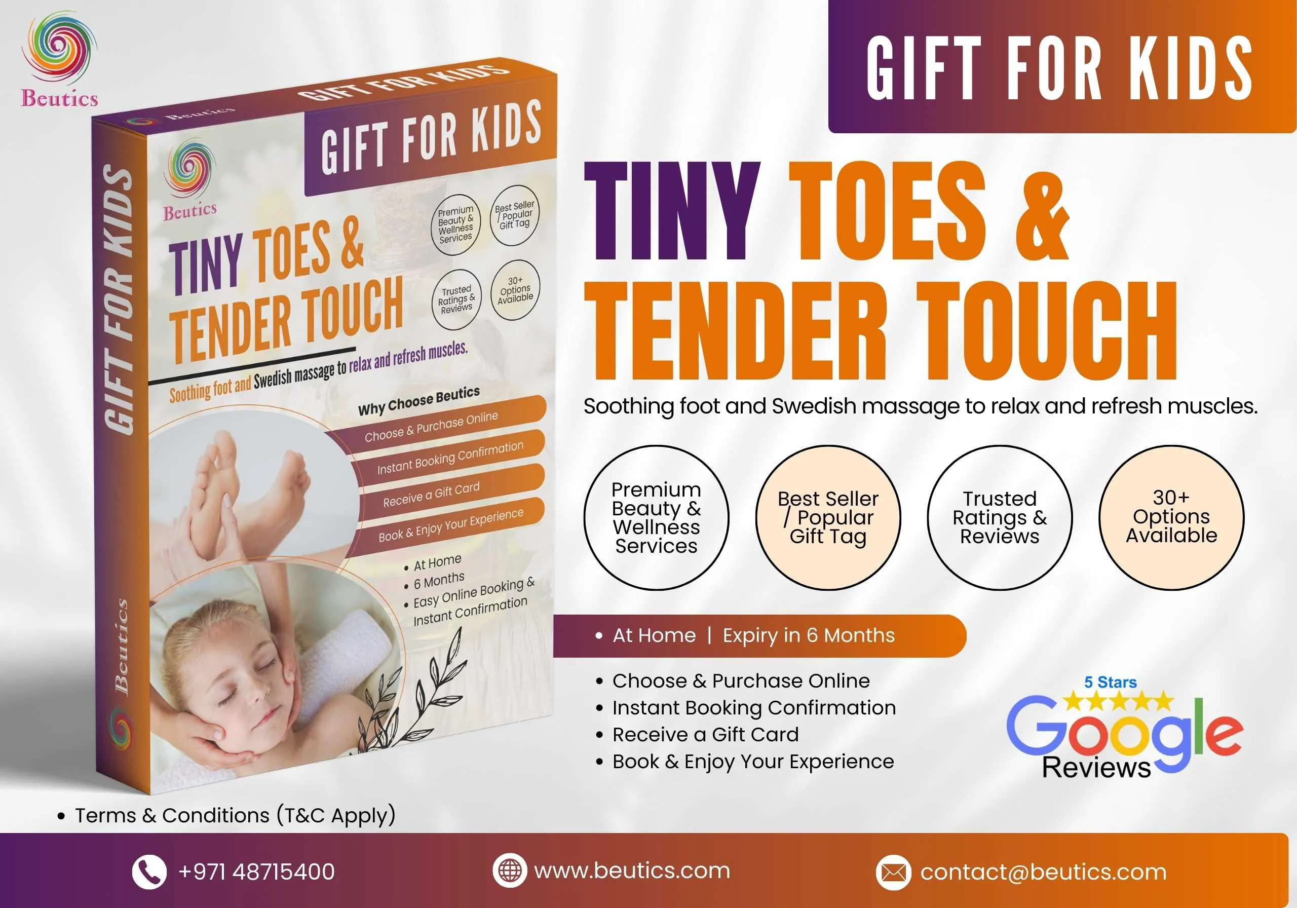 Tiny Toes & Tender Touch Gift For Kids - Beutics