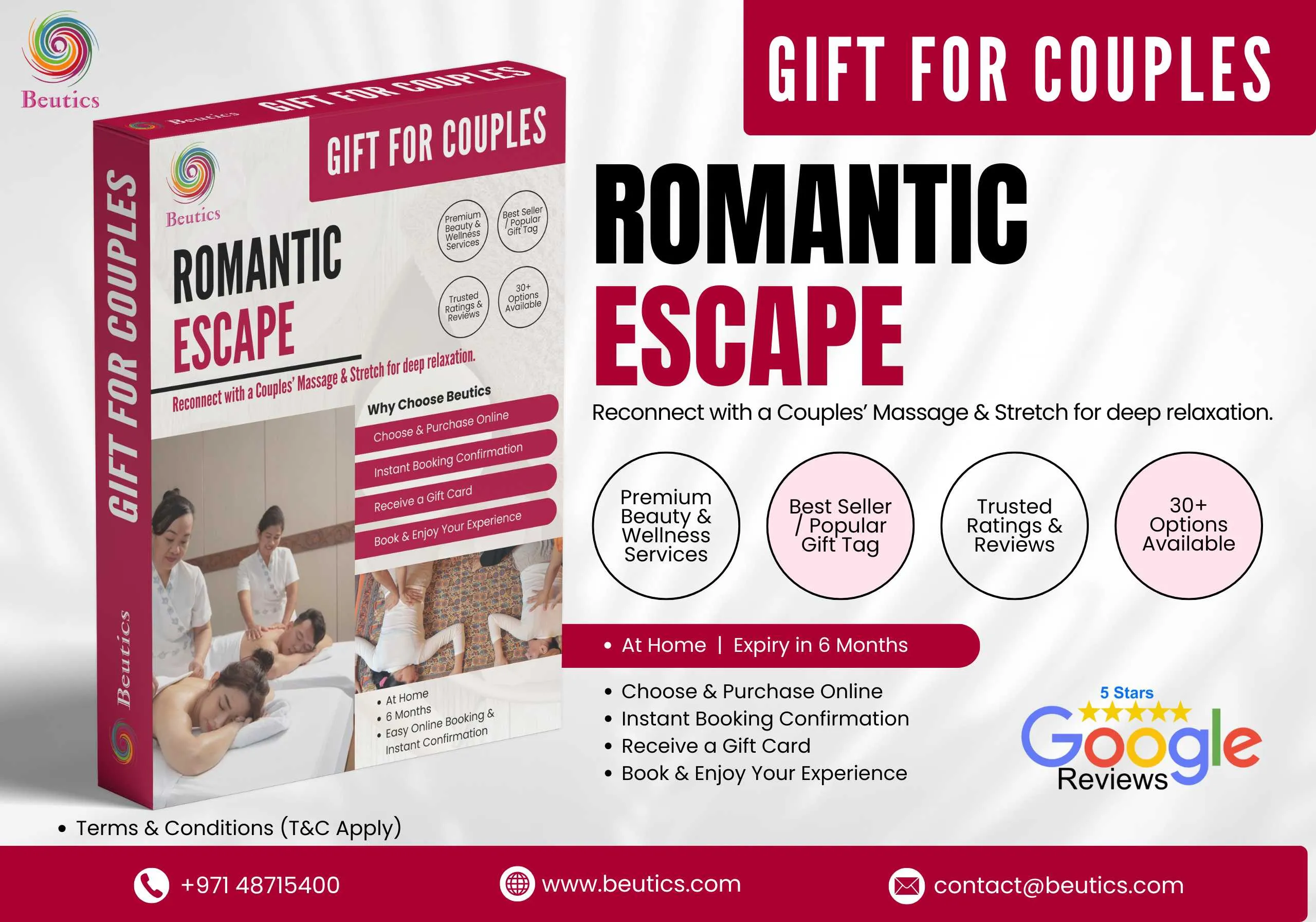 Romantic Escape Gift For Couples - Beutics