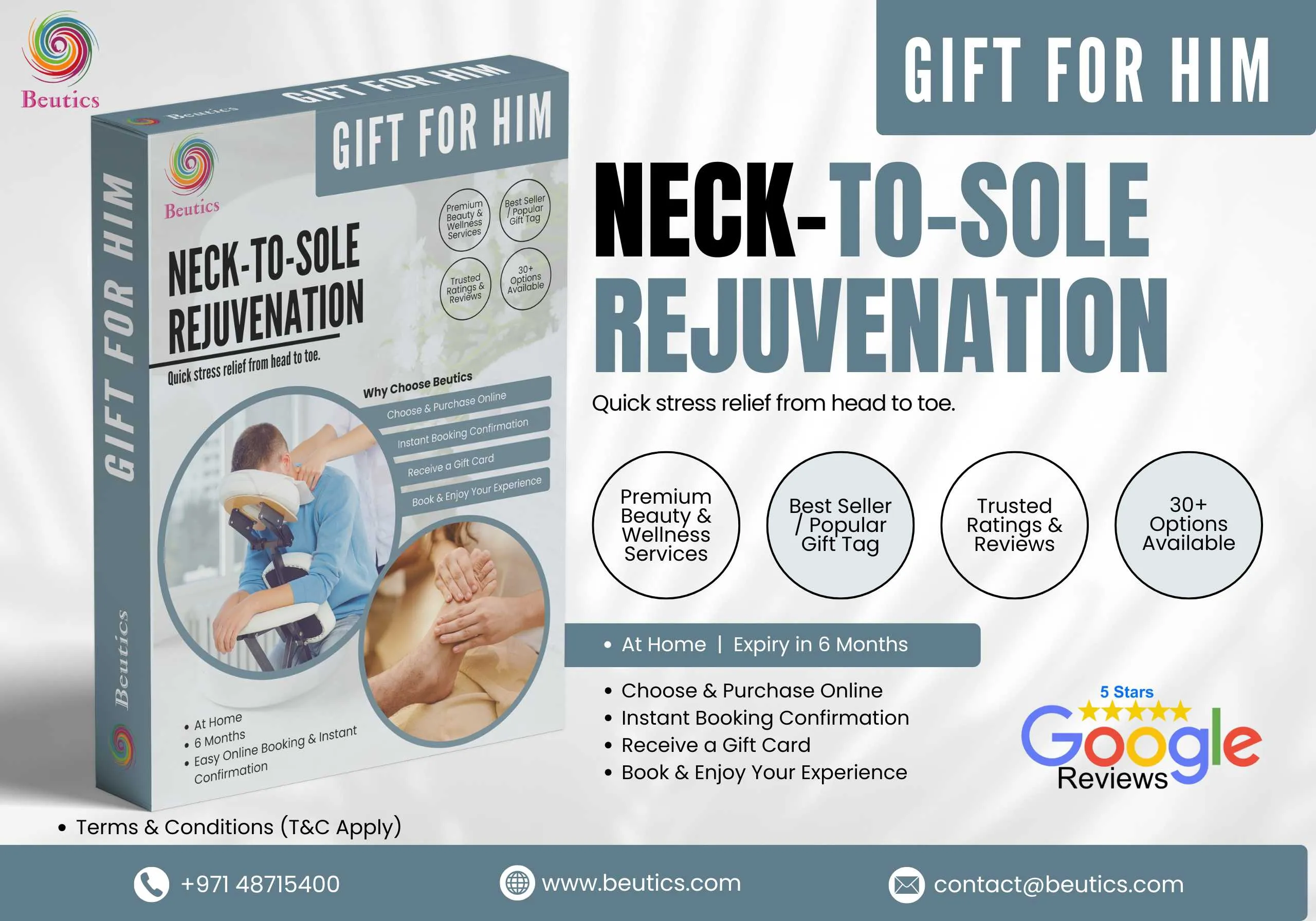 Neck-to-Sole Rejuvenation Gift For Him - Beutics