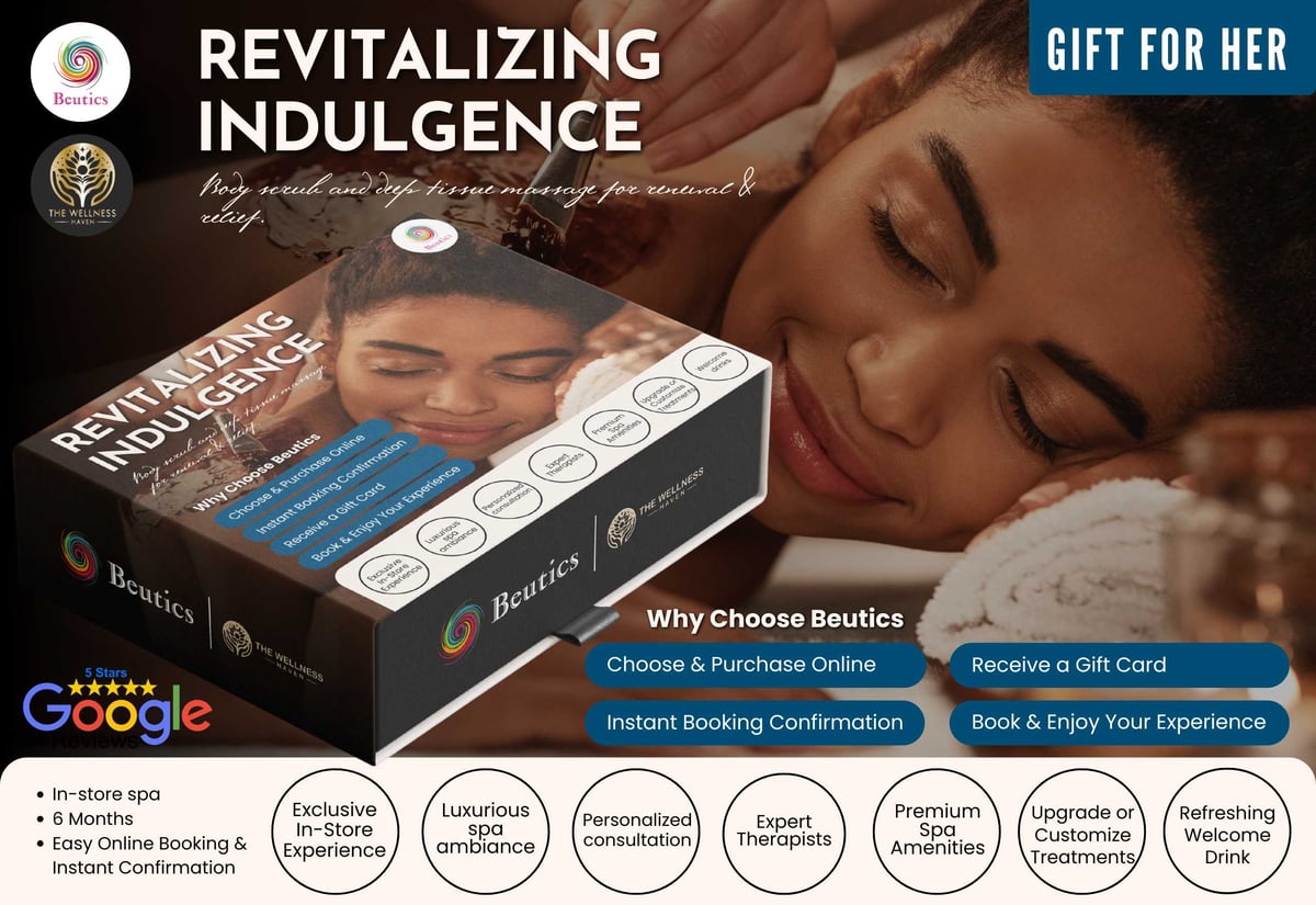 Gift for her including Dr. Renaud facial and body butter massage
