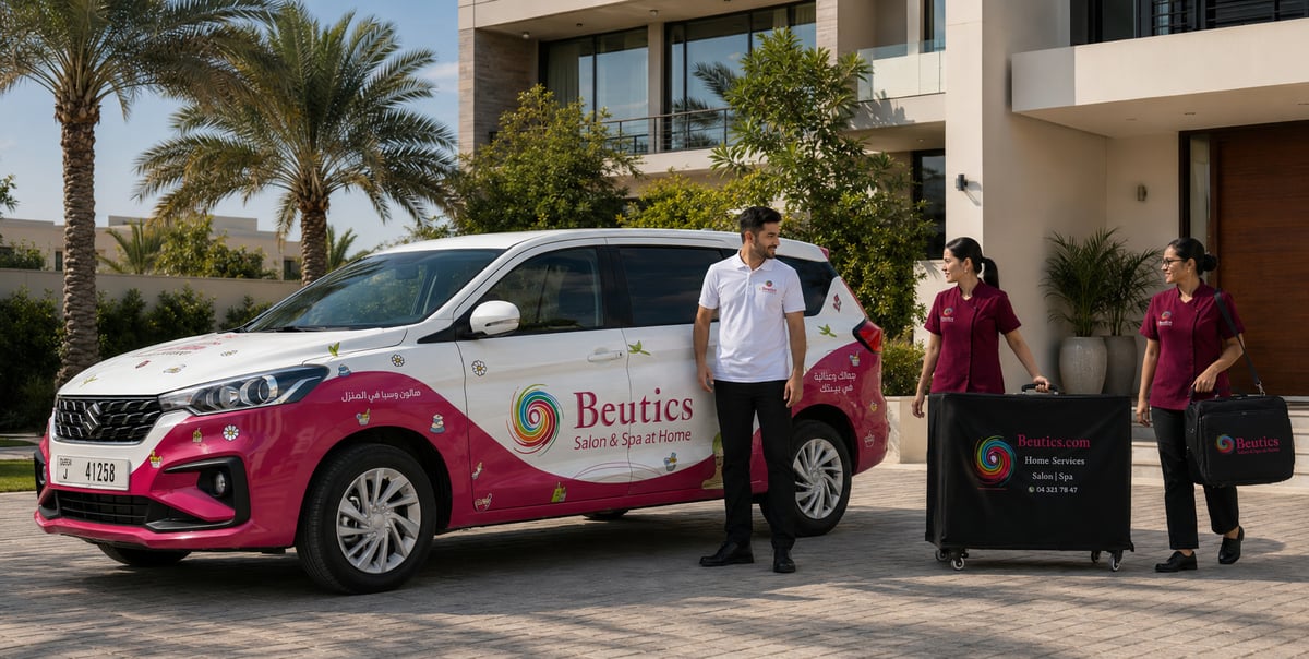The Beutics team of certified home massage therapists in Dubai