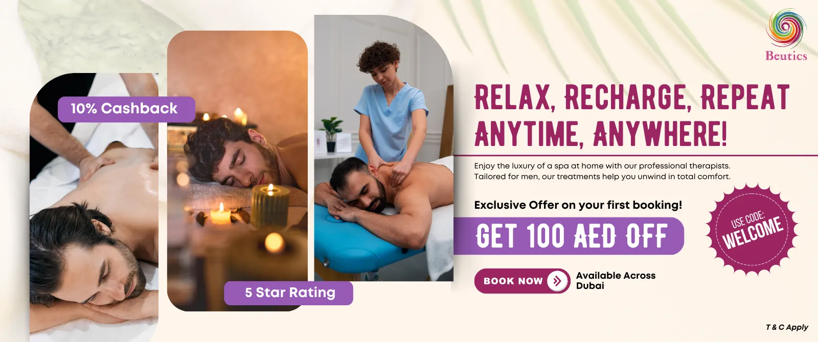 SPA AT HOME MEN DUBAI