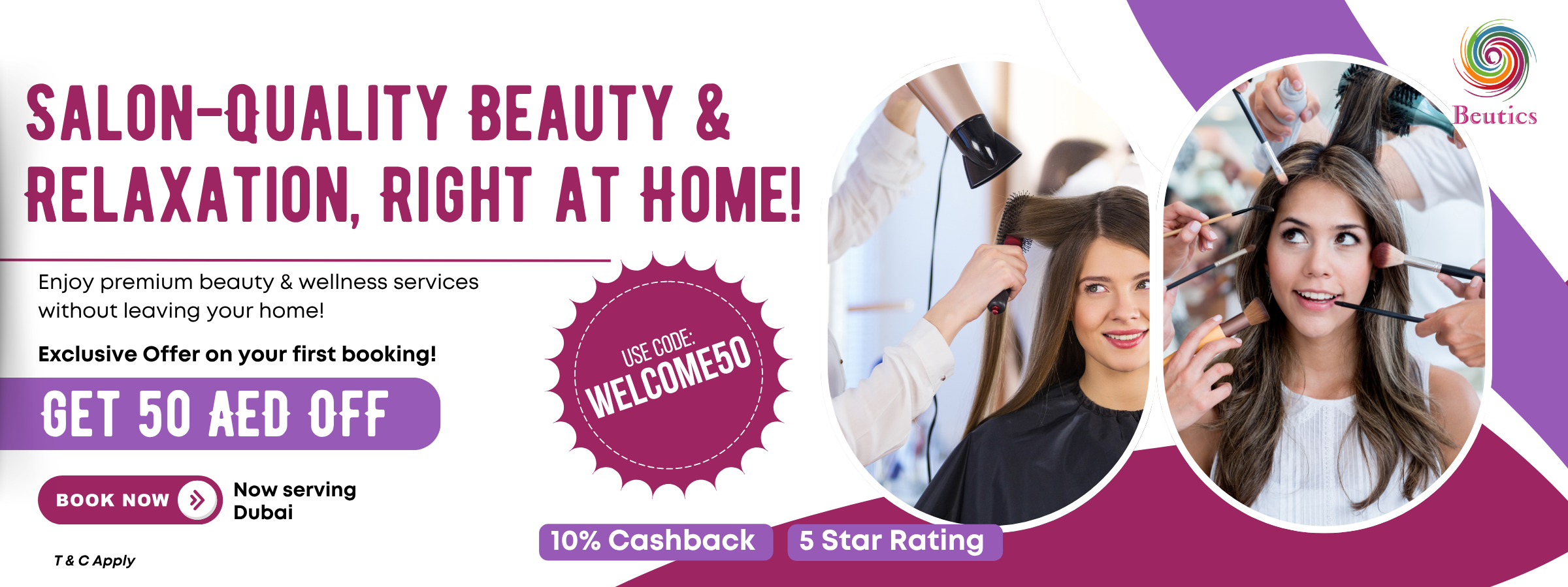 SALON AT HOME WOMEN DUBAI