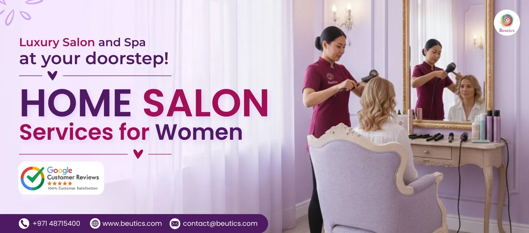 SALON AT HOME WOMEN DUBAI